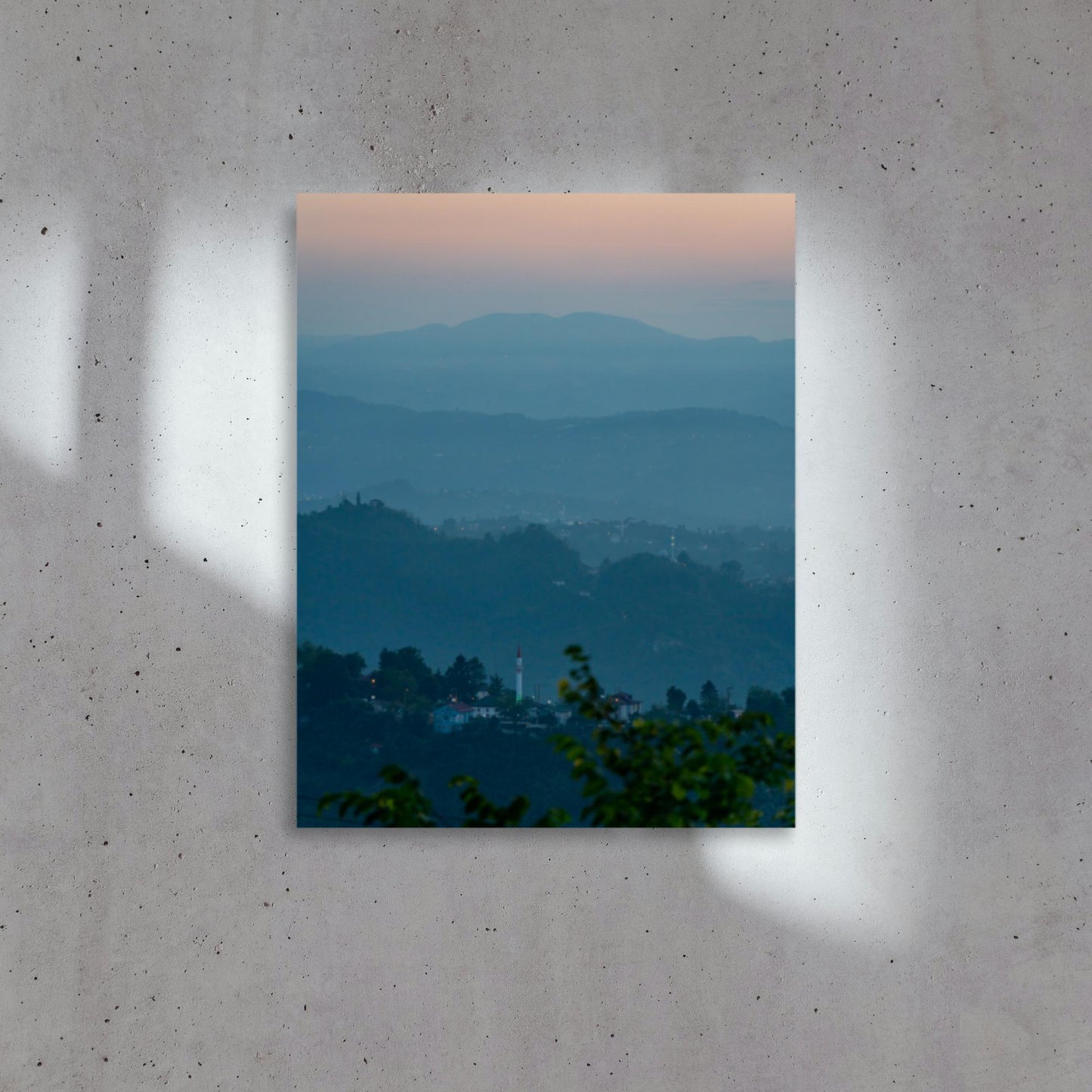 No. 9100A Fine Art Mountain Ranges Matte Paper Print