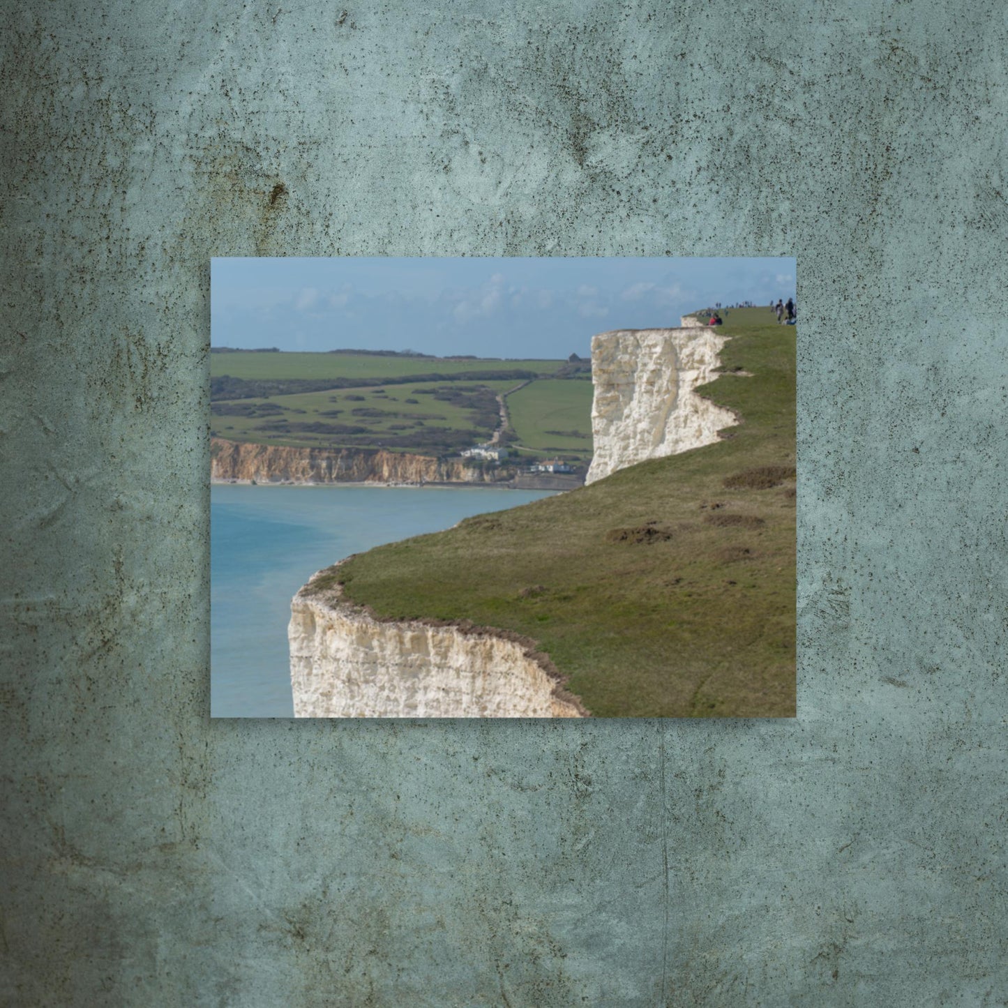 No. 9700A Fine Art Coastal Cliff Seven Sisters Matte Paper Print