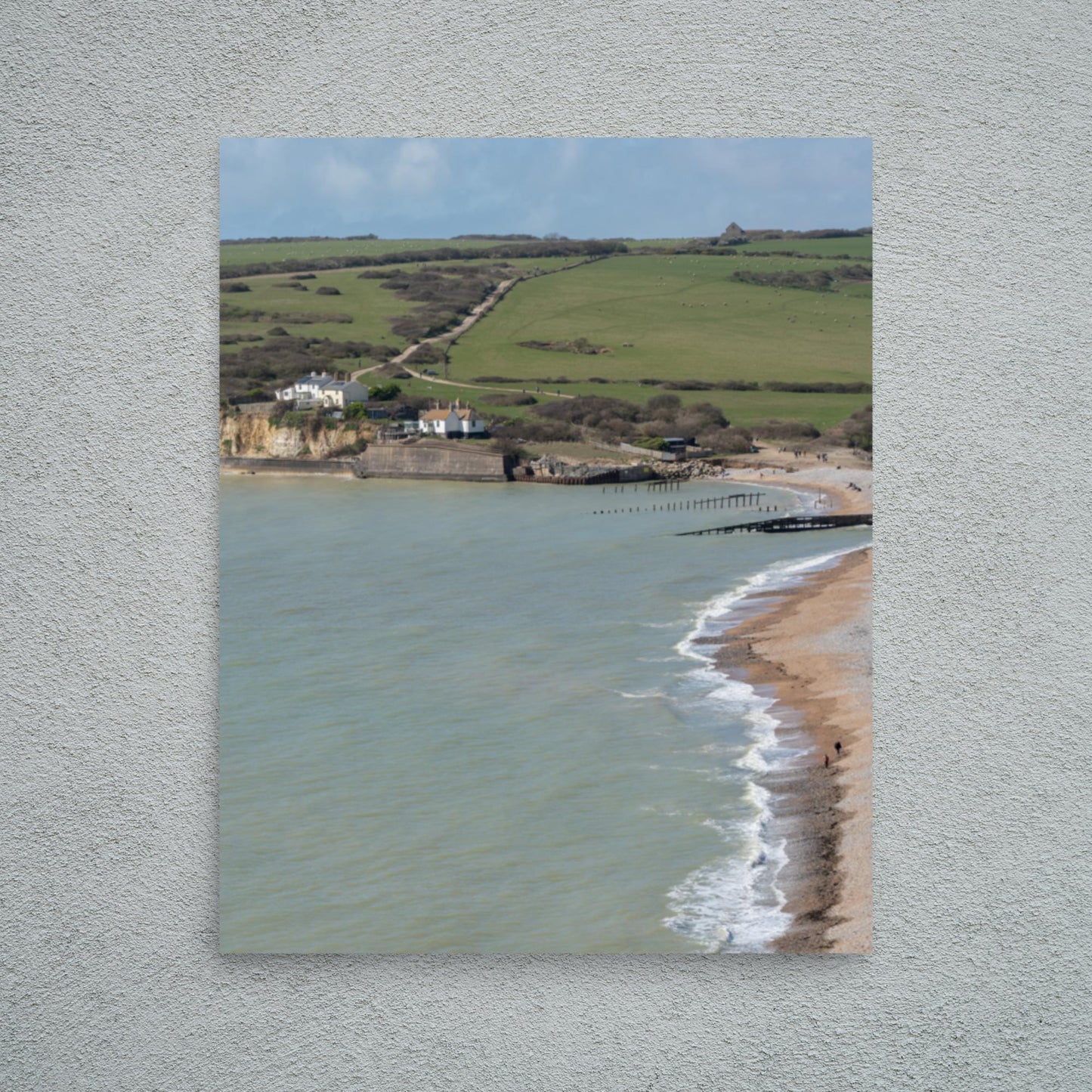 No. 7300A Fine Art Sea Coastline Matte Paper Print