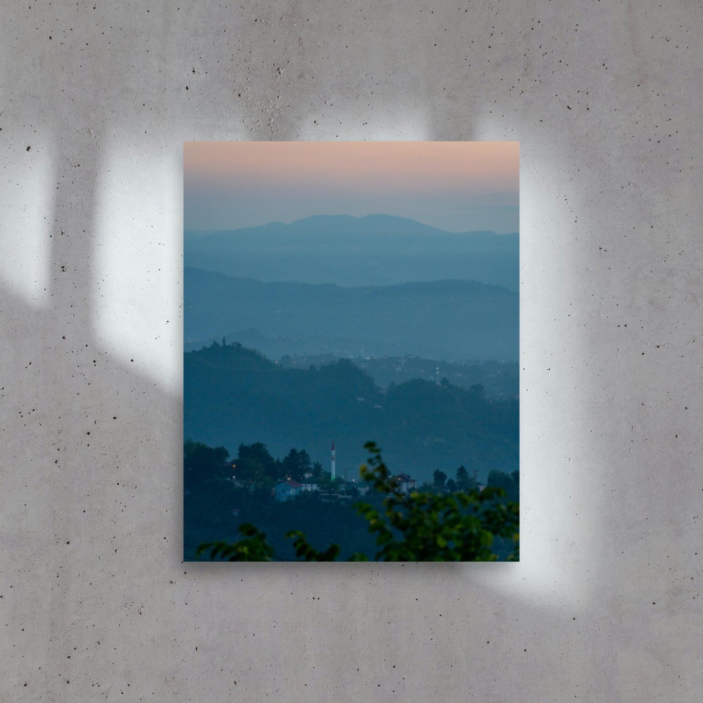 No. 9100A Fine Art Mountain Ranges Matte Paper Print